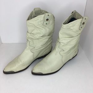 Vintage Zodiac Size 8.5 Leather Cowboy Boots